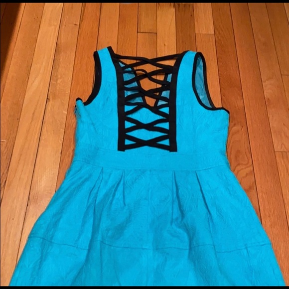 Nanette Lepore x Bergdorf Goodman  Turquoise Dress - Picture 5 of 8